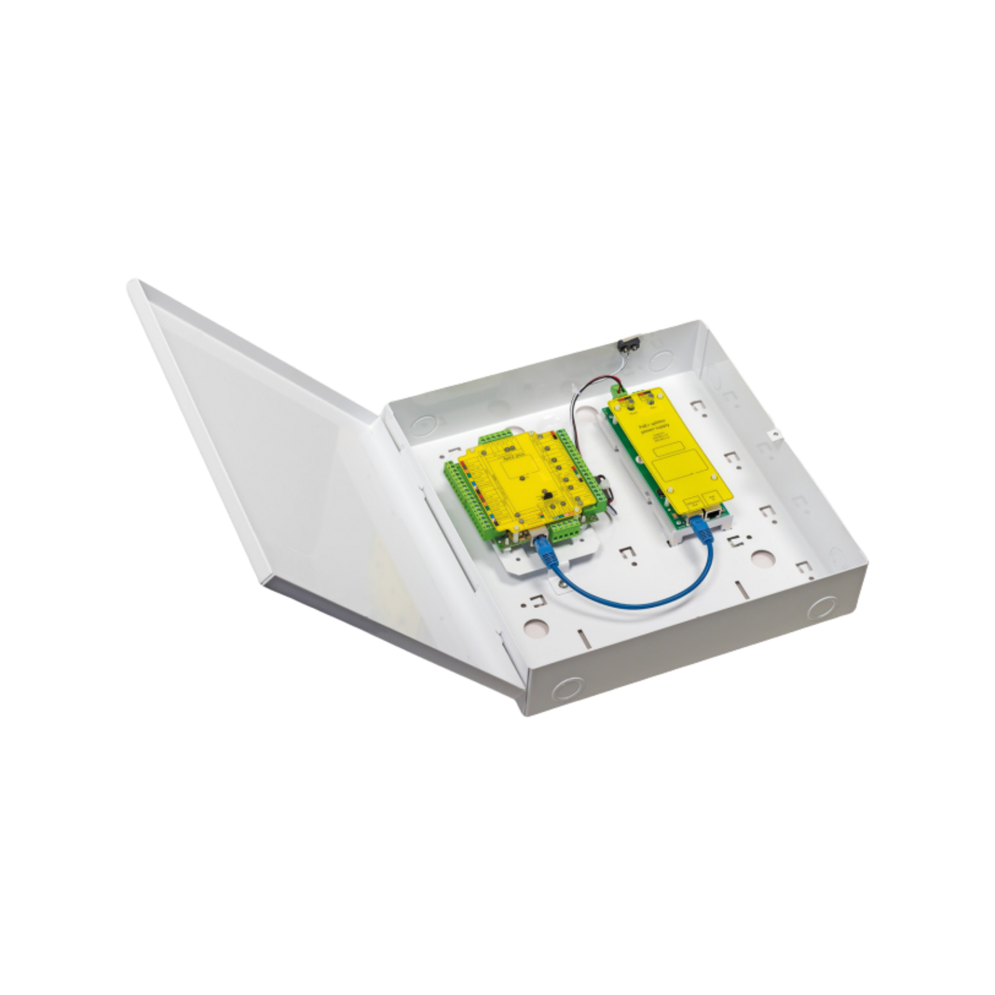 Net2 Plus – In US metal enclosure with PoE+ PSU