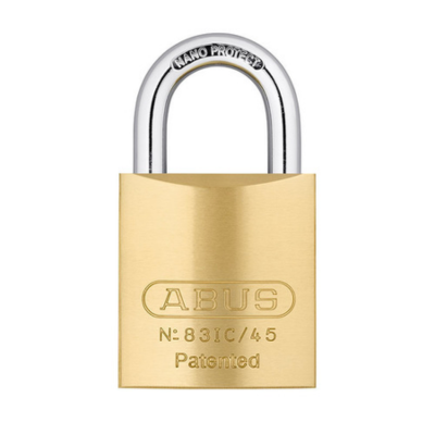 1-7/8 In. SFIC Brass Padlock, 3 In. Shackle