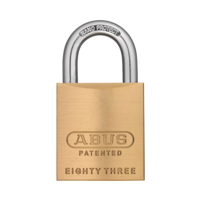 1-7/8 In. Rekeyable Brass Padlock, Schlage C Keyway, 0-Bitted