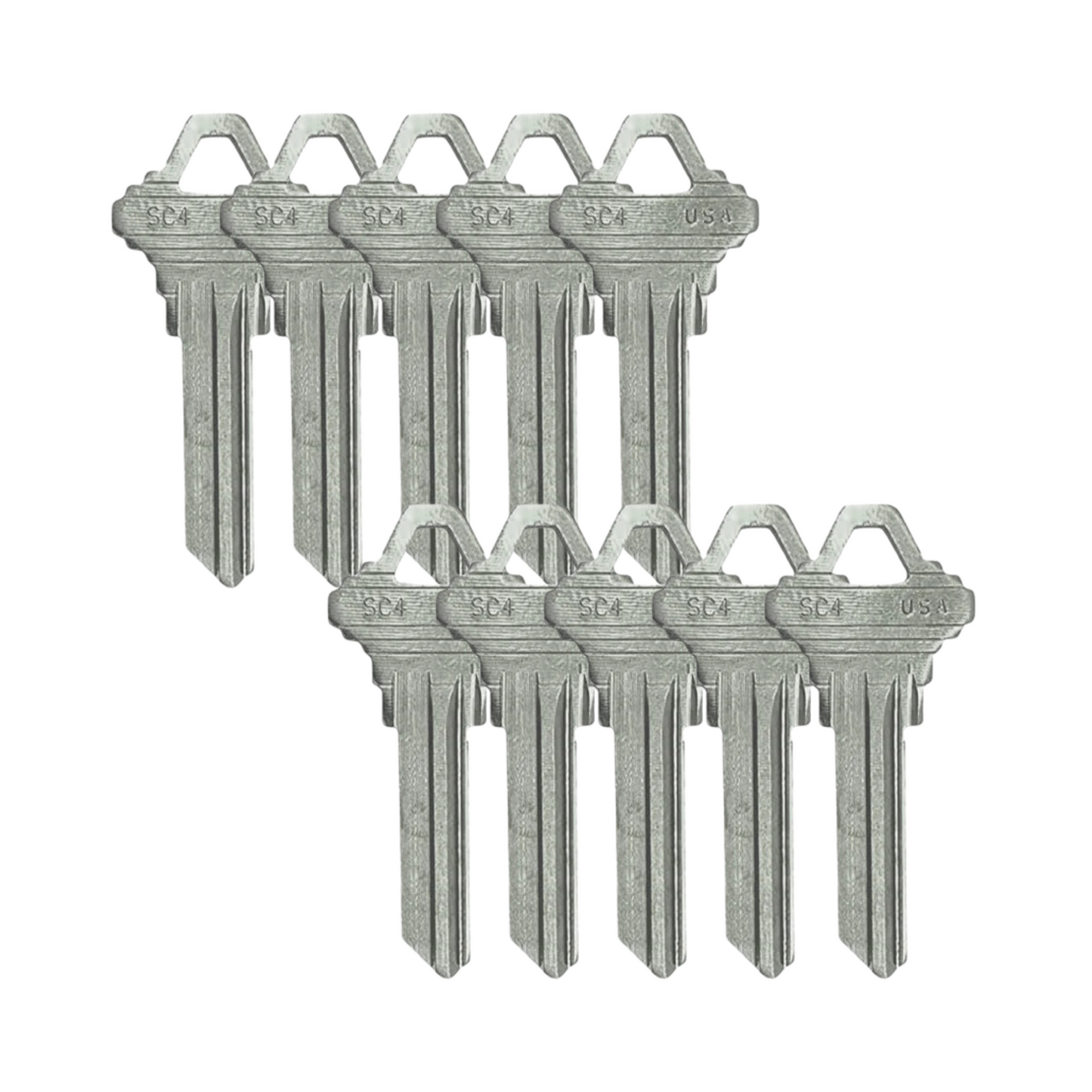 Uncut Key Blank - Schlage SC4 (Pack of 10)