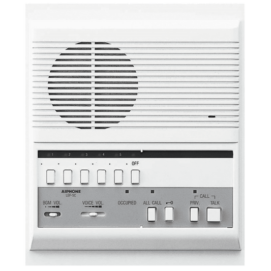 5-Call Semi-Flush Mount Master Station