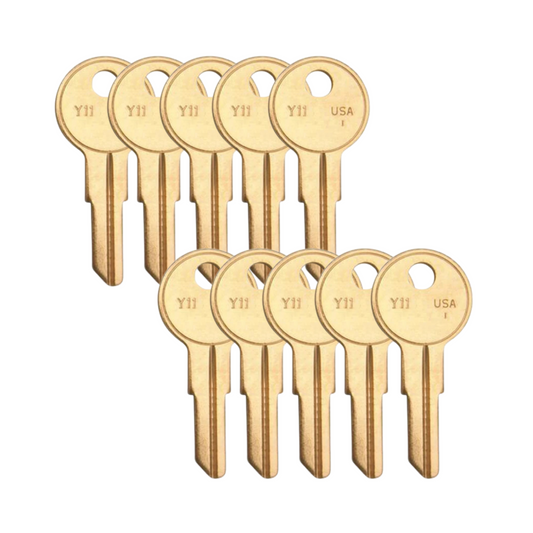 Uncut Key Blank - Yale Y11 (Pack of 10)