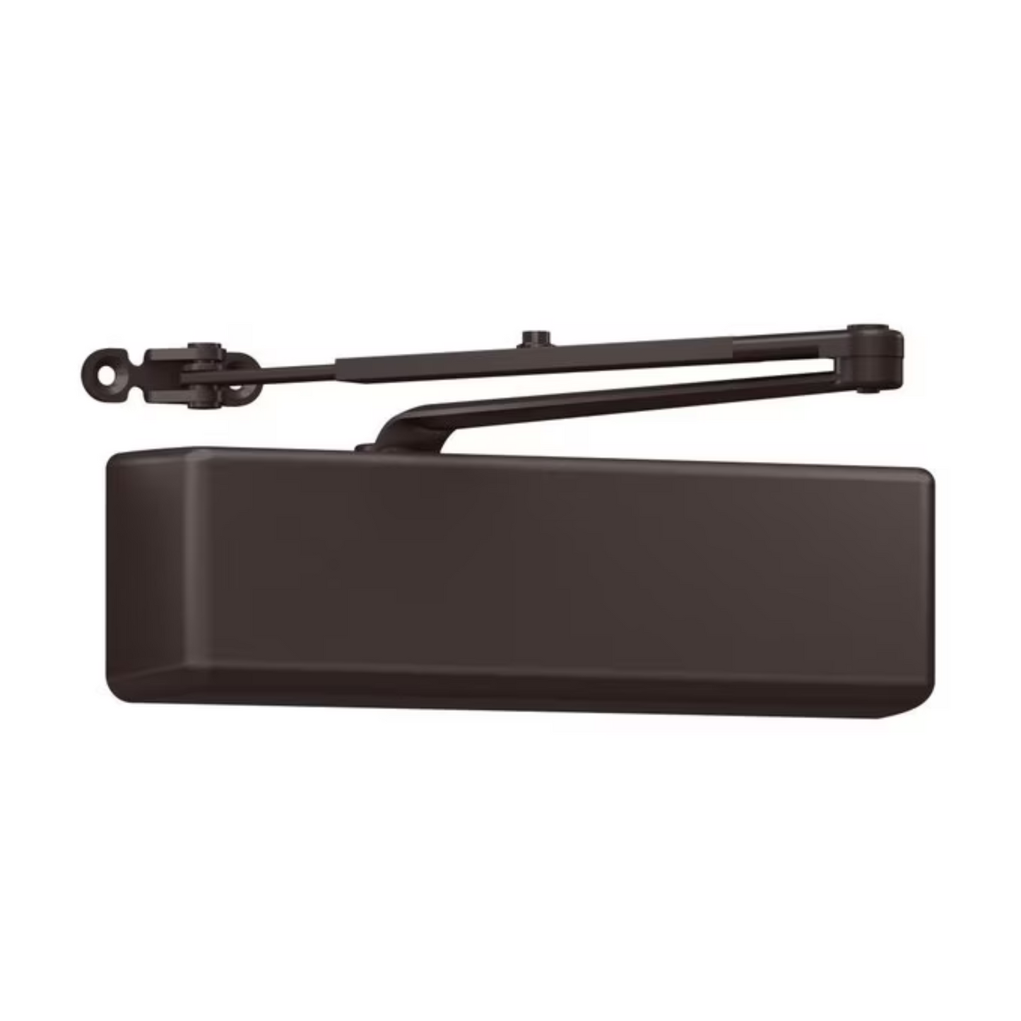 Grade 1 Surface Closer, Tri Mount (Regular, Parallel or Top Jamb Mounted), Hold Open Arm, Hold Open, Adjustable Backcheck, Full Cover, Size 1 to 6, Dark Bronze Painted Finish, Non-Handed