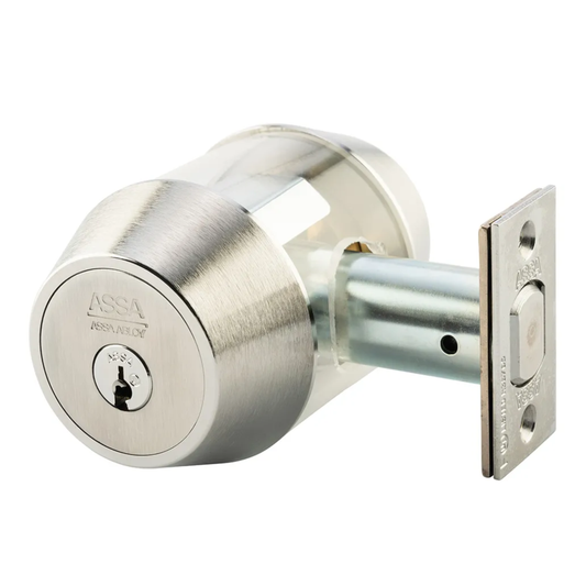 ASSA Maximum+ High-Security Restricted Deadbolt (With Sidebar), 2 Keys, Keyed Alike (KA) or Keyed Different (KD)