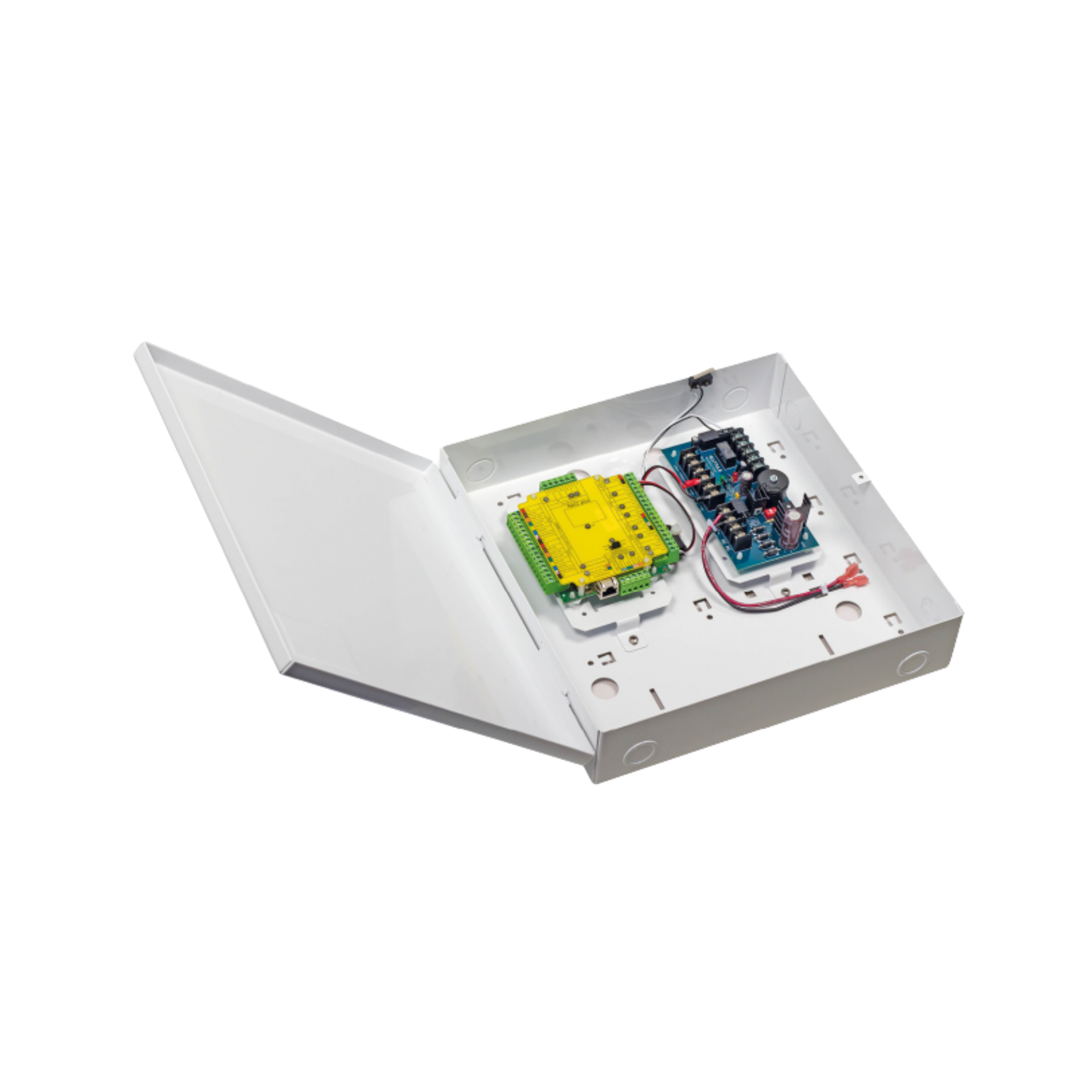Net2 Plus – In US metal enclosure with 12V or 24V PSU with trigger dis ...